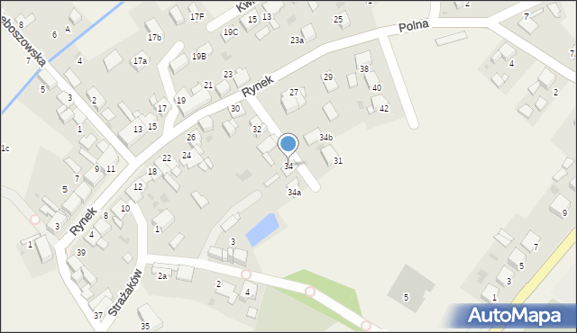 Pilchowice, Rynek, 34, mapa Pilchowice