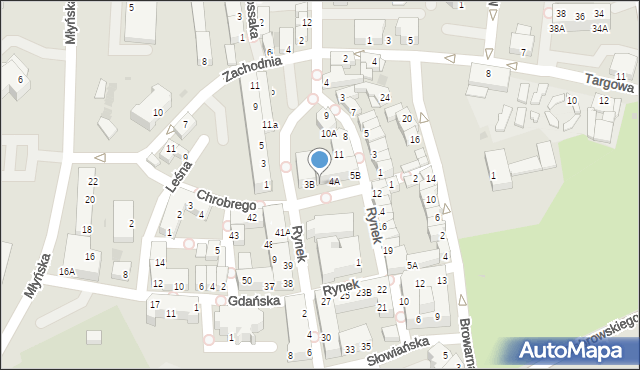 Polkowice, Rynek, 4B, mapa Polkowice