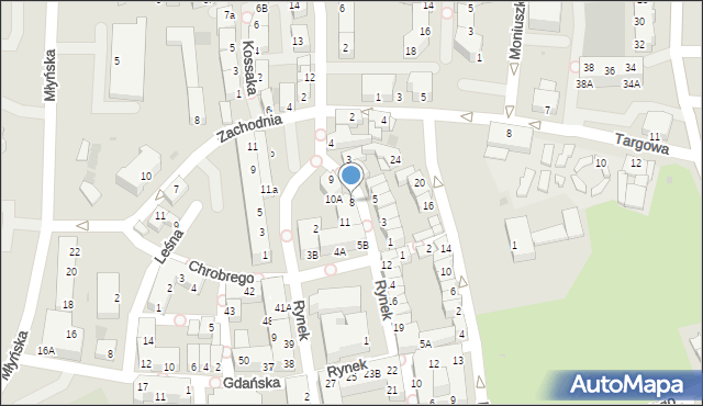 Polkowice, Rynek, 8, mapa Polkowice