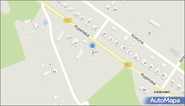 Prabuty, Rypińska, 16, mapa Prabuty