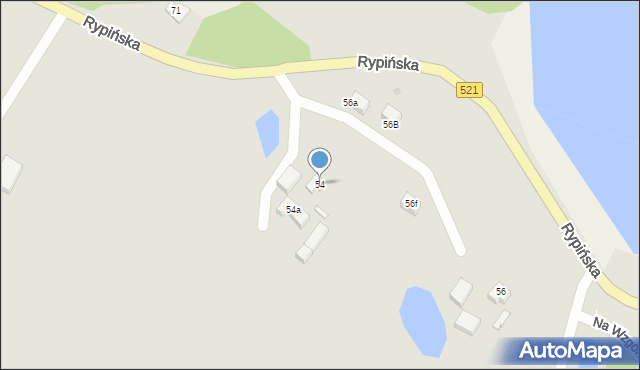 Prabuty, Rypińska, 54, mapa Prabuty