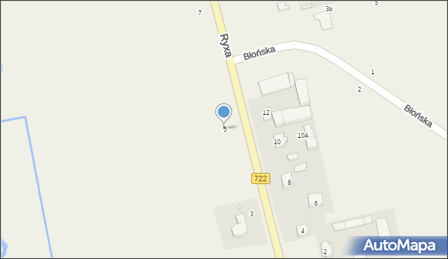 Prażmów, Ryxa Franciszka, 5, mapa Prażmów