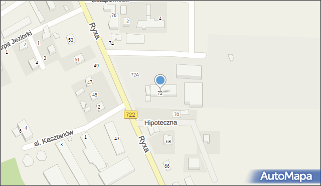 Prażmów, Ryxa Franciszka, 72, mapa Prażmów