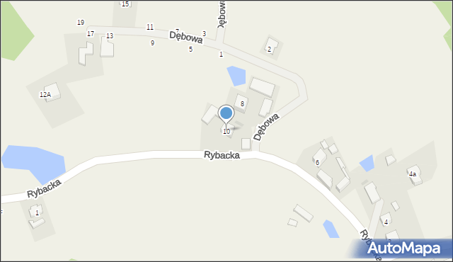 Prokowo, Rybacka, 10, mapa Prokowo