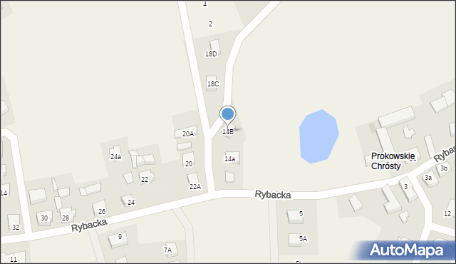 Prokowo, Rybacka, 14B, mapa Prokowo
