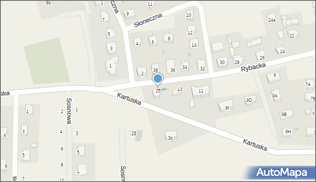 Prokowo, Rybacka, 15, mapa Prokowo