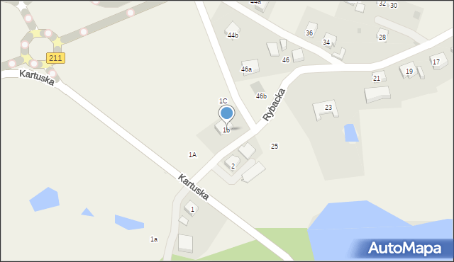 Prokowo, Rybacka, 1b, mapa Prokowo