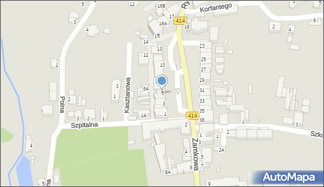 Prószków, Rynek, 5, mapa Prószków