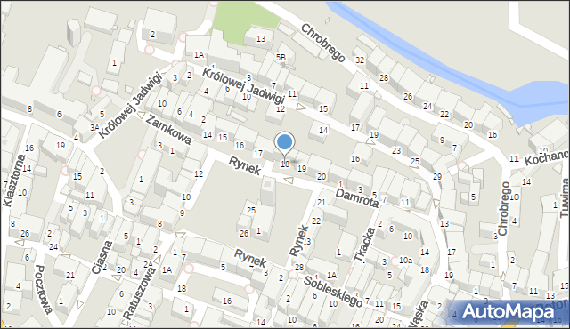 Prudnik, Rynek, 18, mapa Prudnik