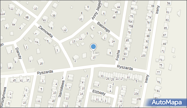 Pruszków, Ryszarda, 12, mapa Pruszków