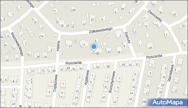 Pruszków, Ryszarda, 24, mapa Pruszków