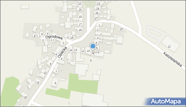 Przemęt, Rynek Mojżykiewicza W., ks., 8, mapa Przemęt