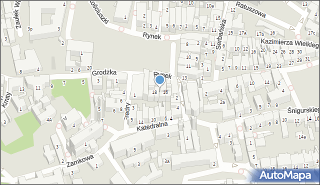 Przemyśl, Rynek, 17, mapa Przemyśla