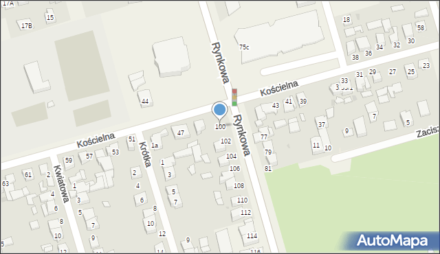 Przeźmierowo, Rynkowa, 100, mapa Przeźmierowo