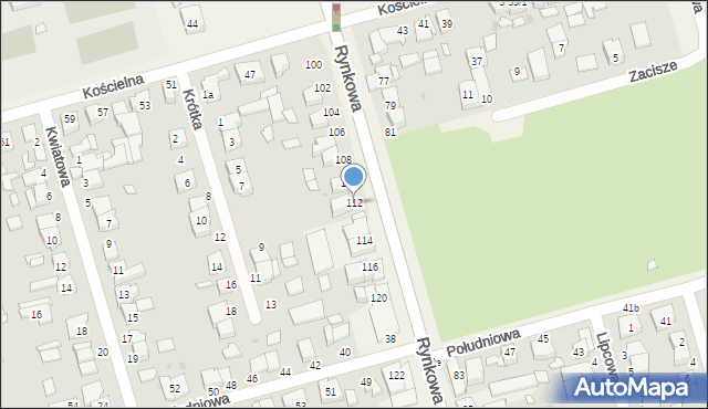 Przeźmierowo, Rynkowa, 112, mapa Przeźmierowo