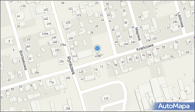 Przeźmierowo, Rynkowa, 113a, mapa Przeźmierowo