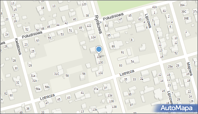 Przeźmierowo, Rynkowa, 128, mapa Przeźmierowo