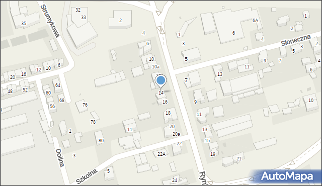 Przeźmierowo, Rynkowa, 14, mapa Przeźmierowo