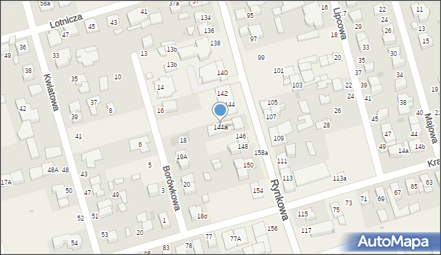 Przeźmierowo, Rynkowa, 144a, mapa Przeźmierowo