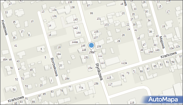 Przeźmierowo, Rynkowa, 158a, mapa Przeźmierowo