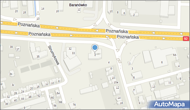 Przeźmierowo, Rynkowa, 2, mapa Przeźmierowo