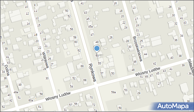 Przeźmierowo, Rynkowa, 53, mapa Przeźmierowo