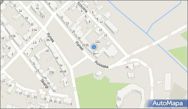 Pułtusk, Rynek, 37, mapa Pułtusk