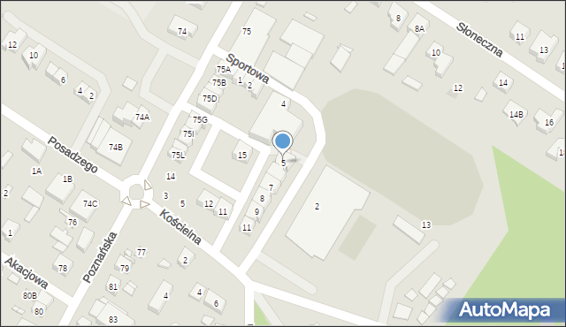 Puszczykowo, Rynek, 5, mapa Puszczykowo