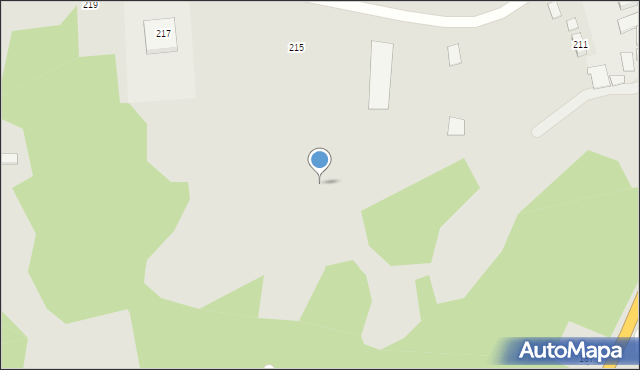 Radlin, Rybnicka, 215a, mapa Radlin