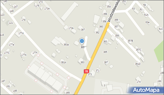 Radlin, Rybnicka, 365, mapa Radlin