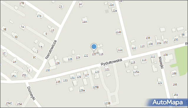 Radlin, Rydułtowska, 120, mapa Radlin