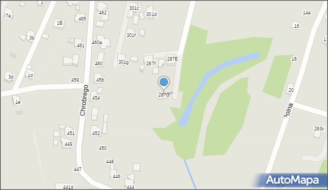 Radlin, Rymera Józefa, 287G, mapa Radlin