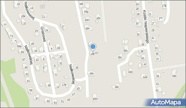 Radlin, Rymera Józefa, 49j, mapa Radlin