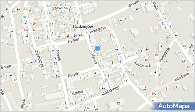 Radziejów, Rynek, 8, mapa Radziejów