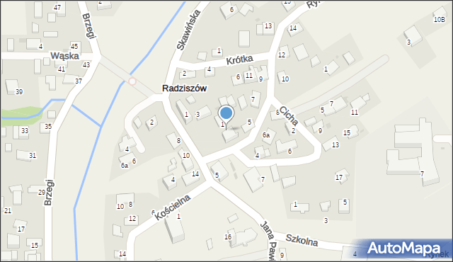 Radziszów, Rynek, 3, mapa Radziszów