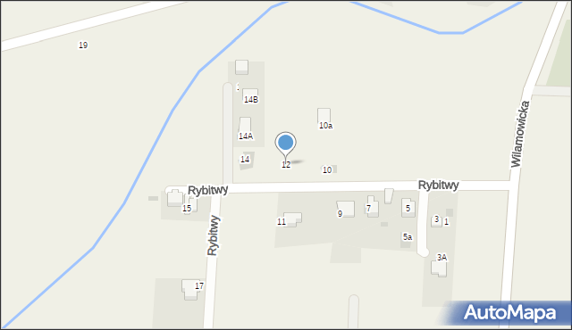 Rajsko, Rybitwy, 12, mapa Rajsko