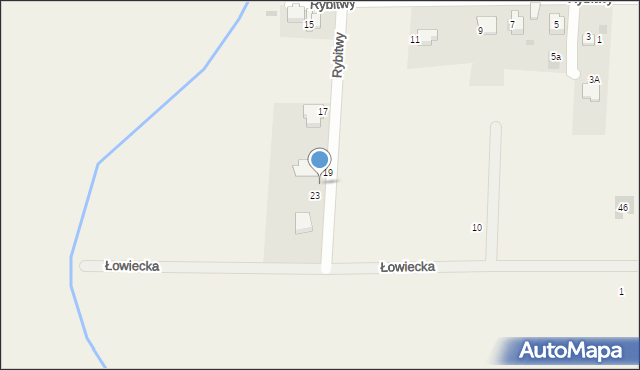 Rajsko, Rybitwy, 21, mapa Rajsko