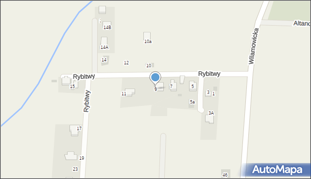 Rajsko, Rybitwy, 9, mapa Rajsko