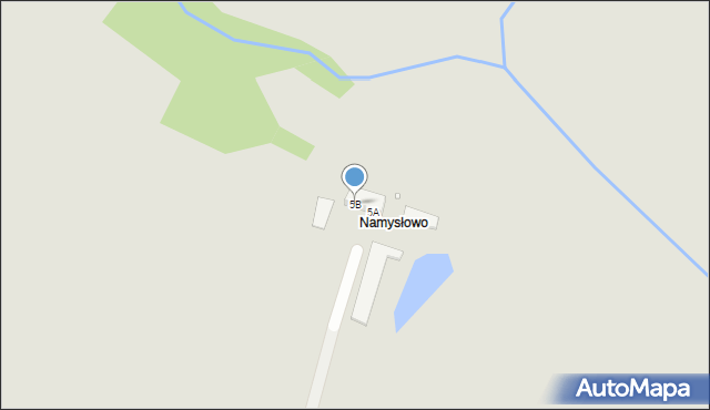 Recz, Rybacka, 5B, mapa Recz