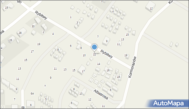 Rewal, Rybitwy, 12, mapa Rewal