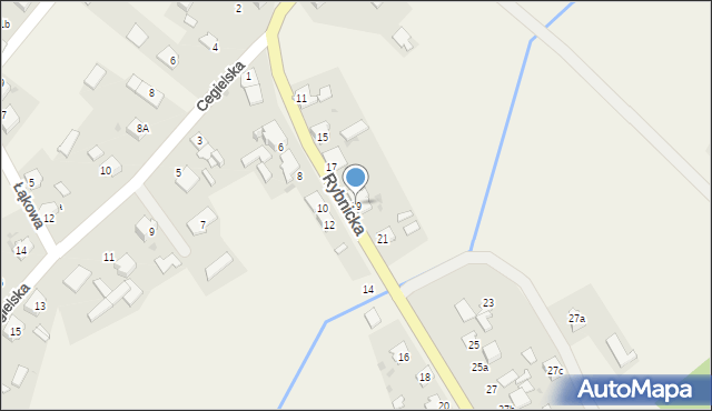 Rudy, Rybnicka, 19, mapa Rudy