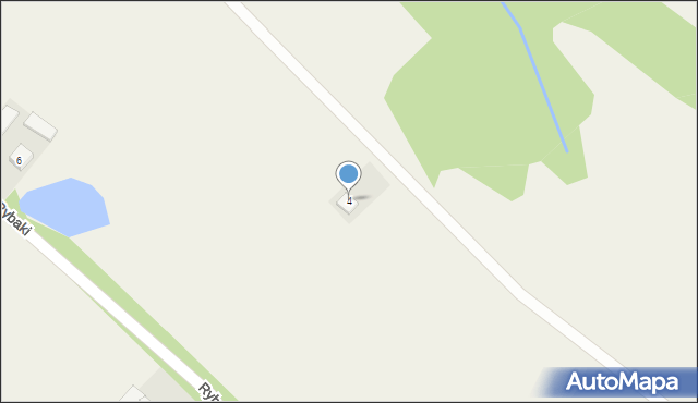 Rybaki, Rybaki, 4, mapa Rybaki