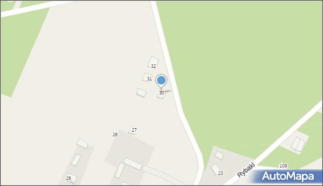 Rybaki, Rybaki, 30, mapa Rybaki