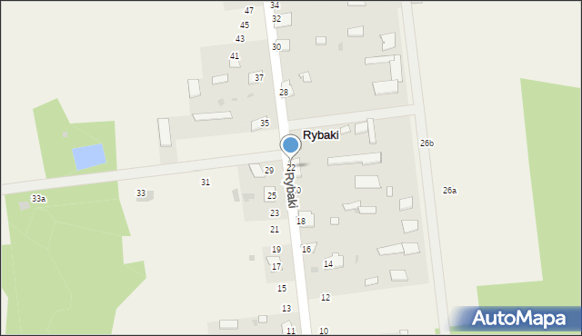 Rybaki, Rybaki, 22, mapa Rybaki