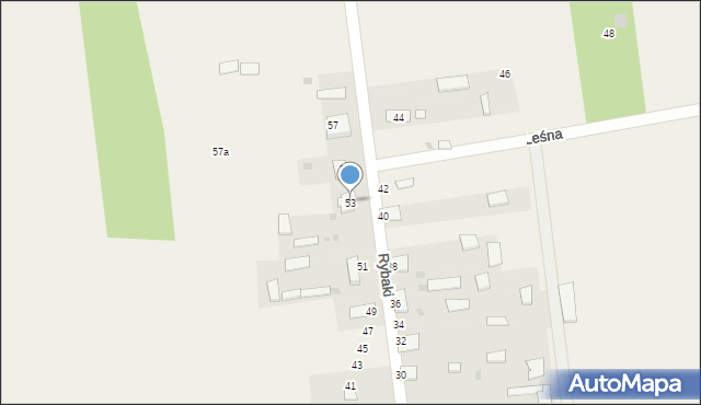 Rybaki, Rybaki, 53, mapa Rybaki