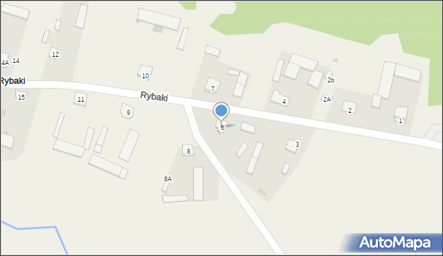 Rybaki, Rybaki, 6, mapa Rybaki