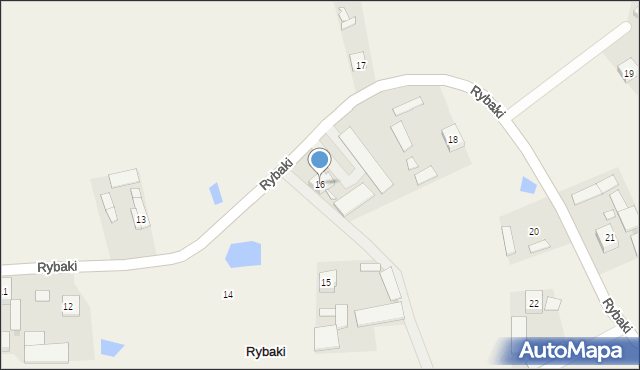 Rybaki, Rybaki, 16, mapa Rybaki