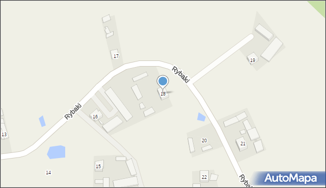 Rybaki, Rybaki, 18, mapa Rybaki