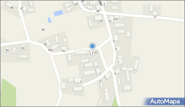 Rybaki, Rybaki, 1, mapa Rybaki