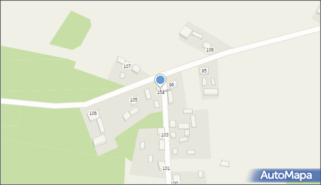 Rybaki, Rybaki, 104, mapa Rybaki